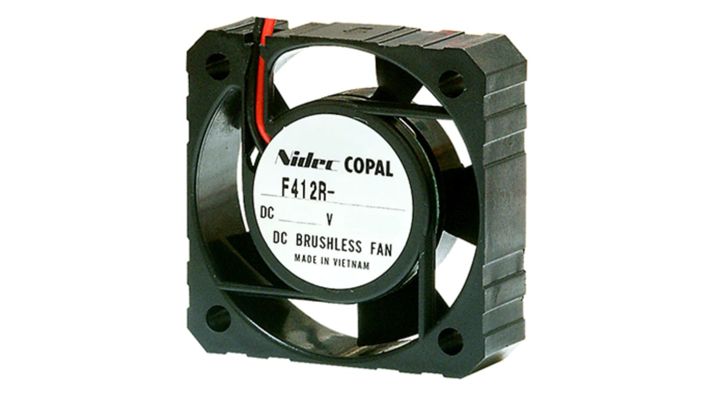 NIDEC COPAL ELECTRONICS GMBH 軸流ファン 電源電圧：12 V dc, DC, F412R-12LB