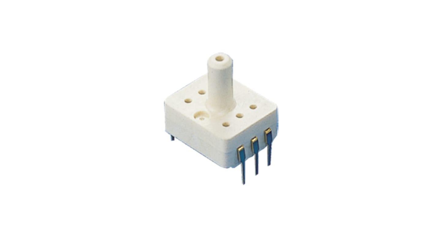 Sensor de presión manométrica NIDEC COPAL ELECTRONICS GMBH, 0kPa → 98.1kPa, para Gases no corrosivos