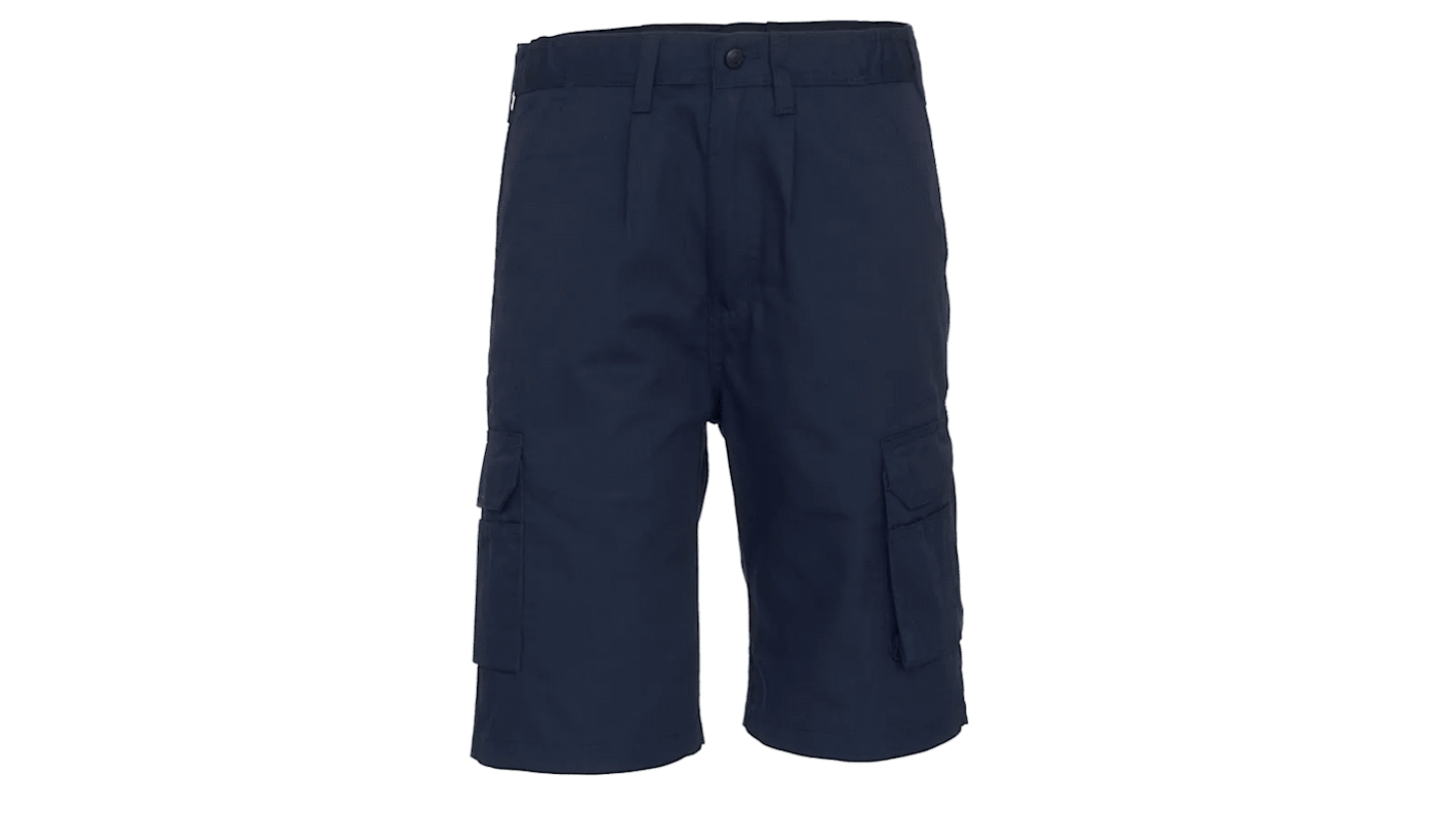 2050-15-30, Pantalones cortos de trabajo para hombre Orn de Poliéster de  color Azul marino, talla 30plg