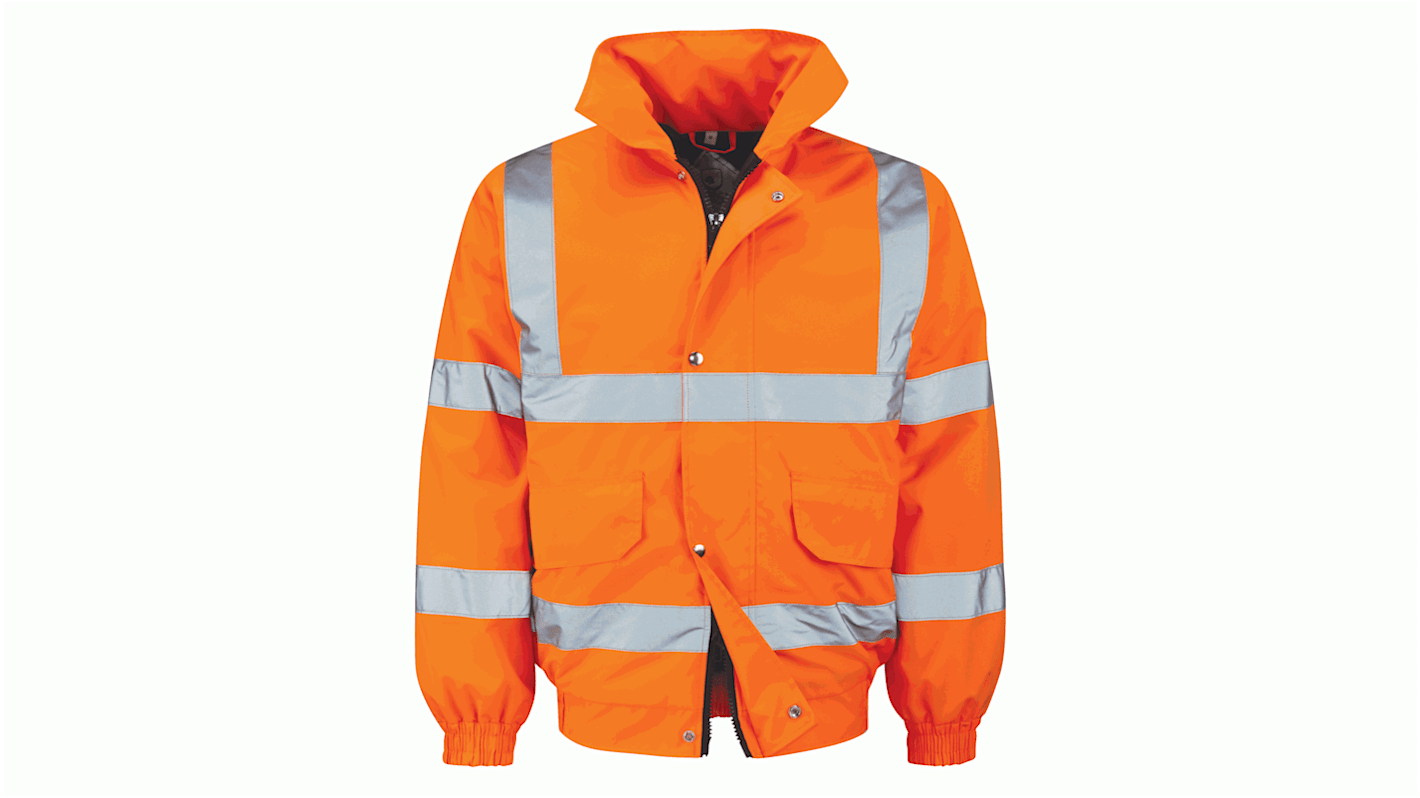 Orbit International Balan Orange Unisex Hi Vis Jacket, S