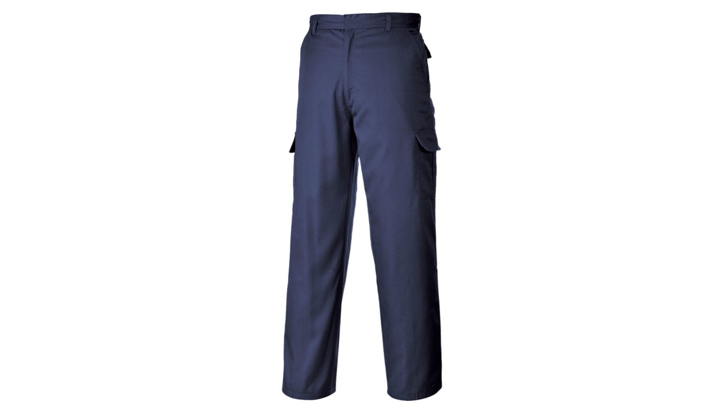 Portwest Navy Trousers 38in, 95cm Waist