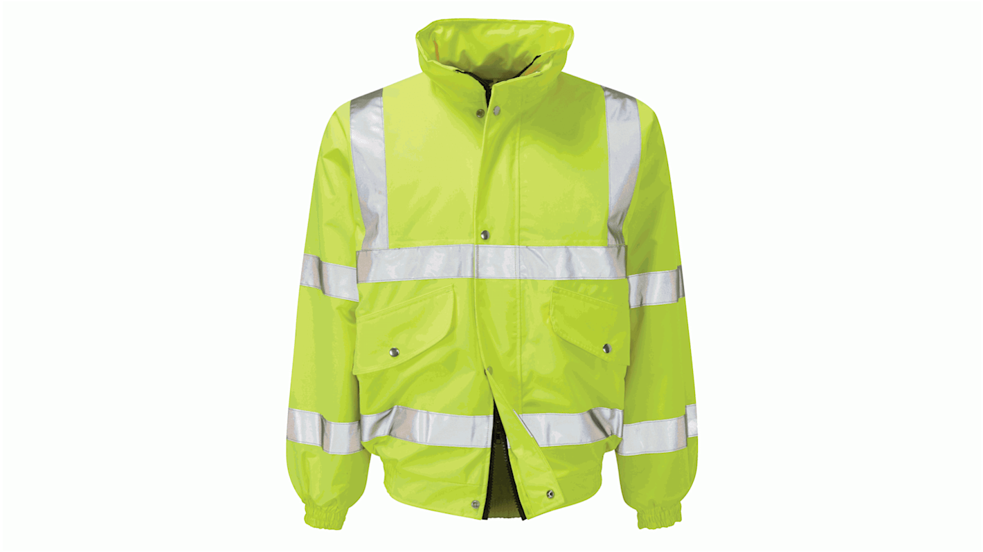 Orbit International Valiant Yellow Unisex Hi Vis Jacket, S