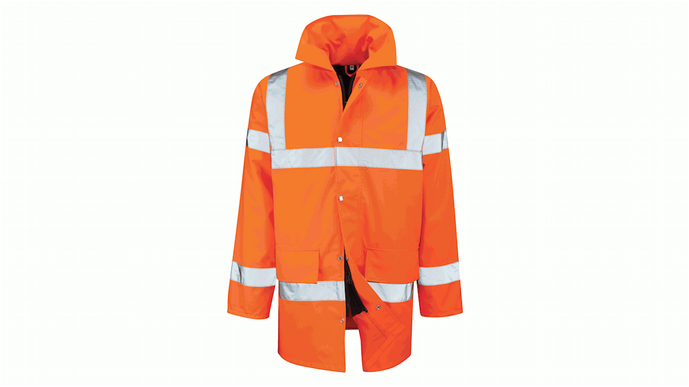 Orbit International TRISTAN Orange Unisex Hi Vis Jacket, XL