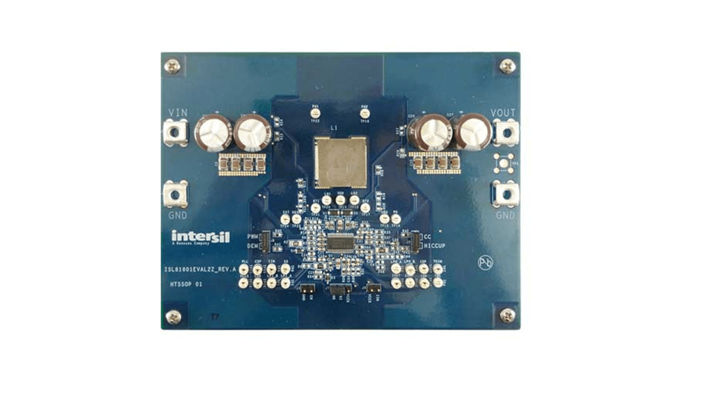 Demo deska Buck-Boost, ISL81601EVAL2Z, Snižující/zvyšující regulátor, Renesas Electronics