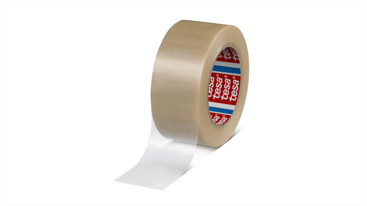 041220000900 Tesa 4122 Duct Tape, 66m x 50mm, Transparent RS