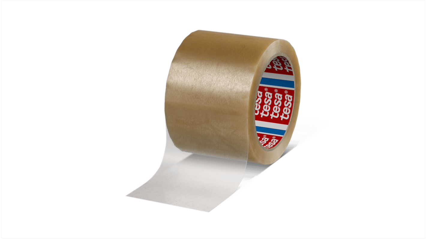 Tesa 4124 Panzerband, PVC transparent, 0.065mm x 75mm x 66m