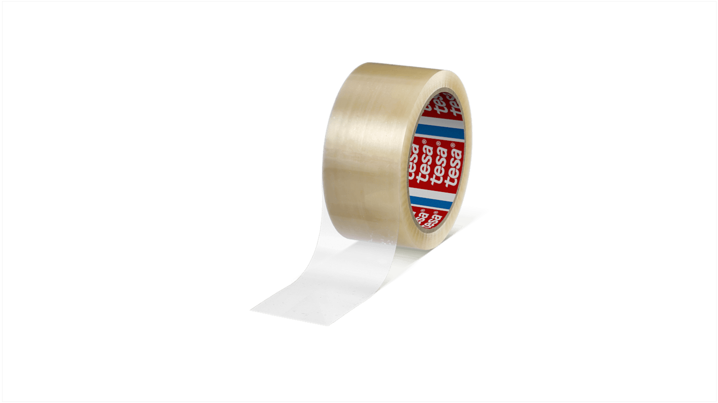 Tesa 4280 Transparent Packing Tape, 66m x 48mm