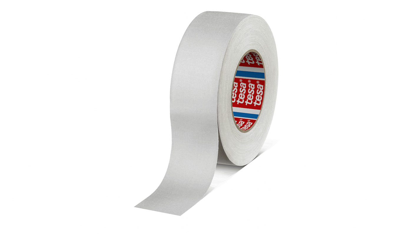 Tesa 4541 Cloth Tape, 50m x 50mm, White