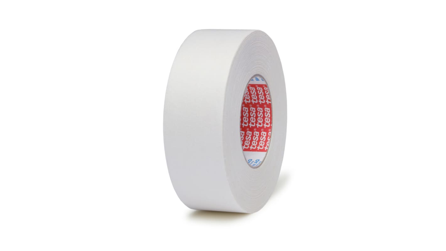 Tesa 4549 Cloth Tape, 50m x 100mm, White