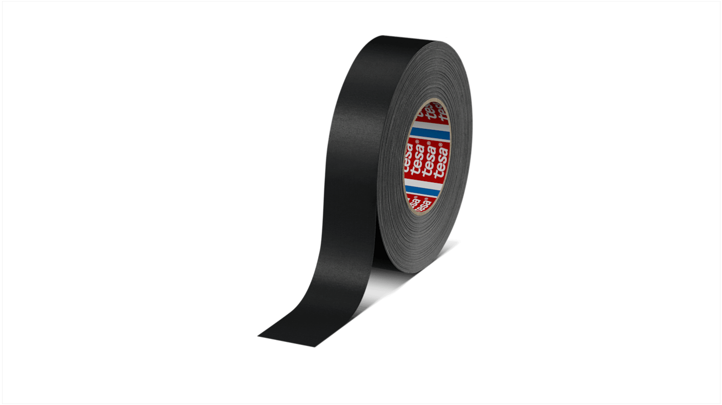 Tesa 4651 Cloth Tape, 50m x 38mm, Black