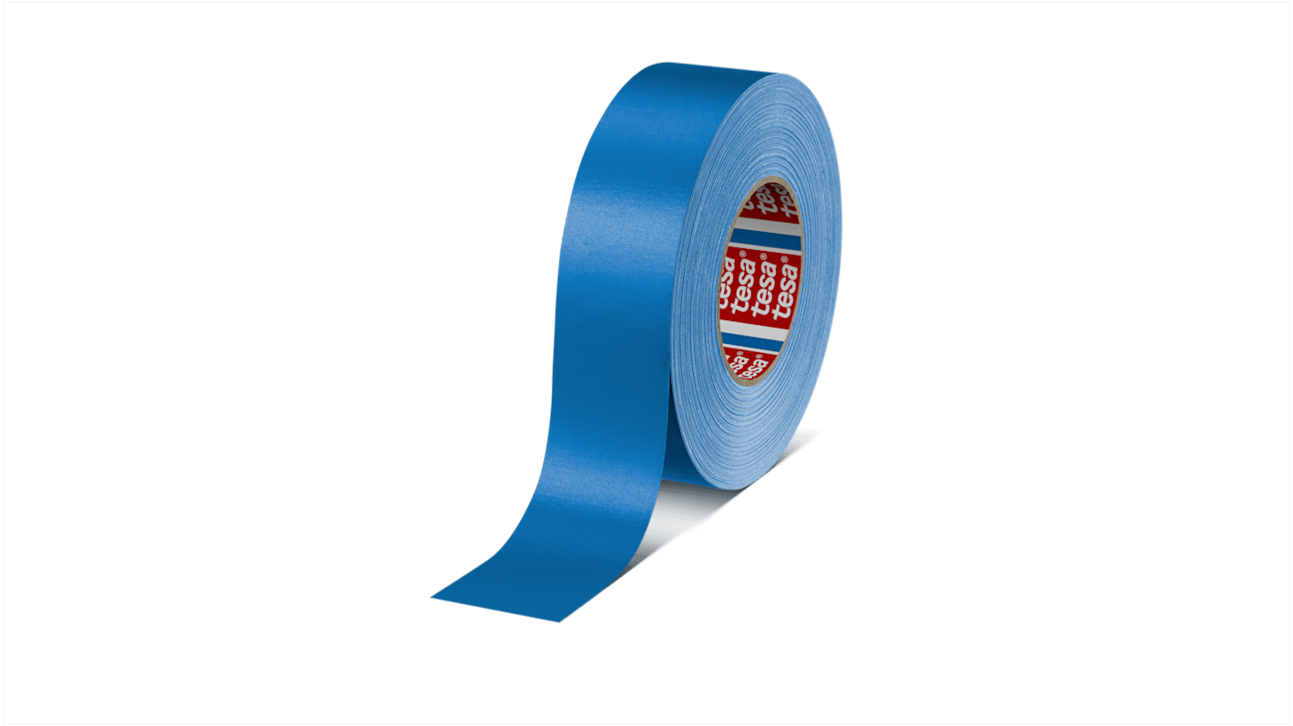 046510051800 Tesa 4651 Cloth Tape, 50m x 50mm, Blue RS