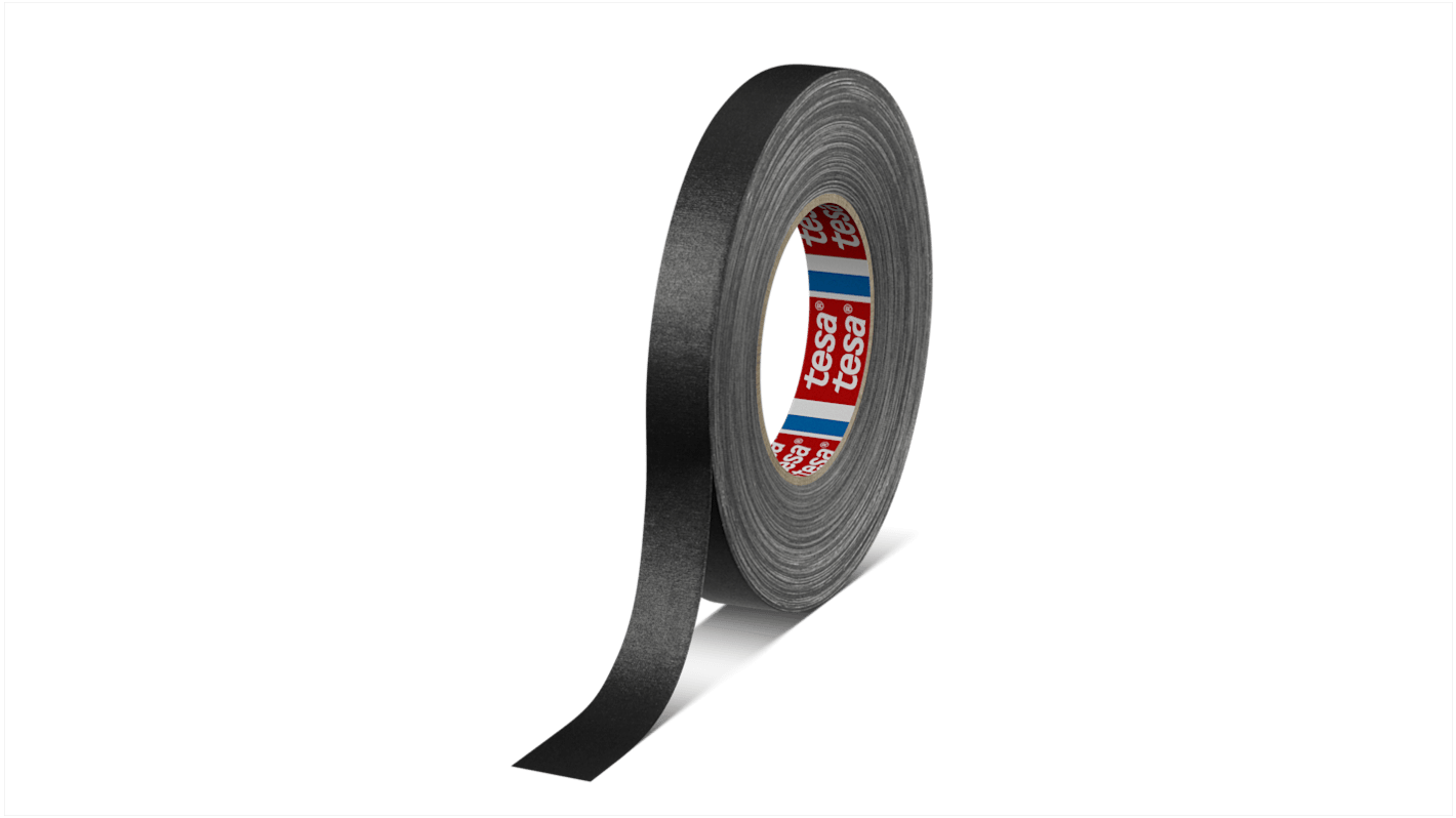 046610000700 Tesa 4661 Cloth Tape, 50m x 19mm, Black RS