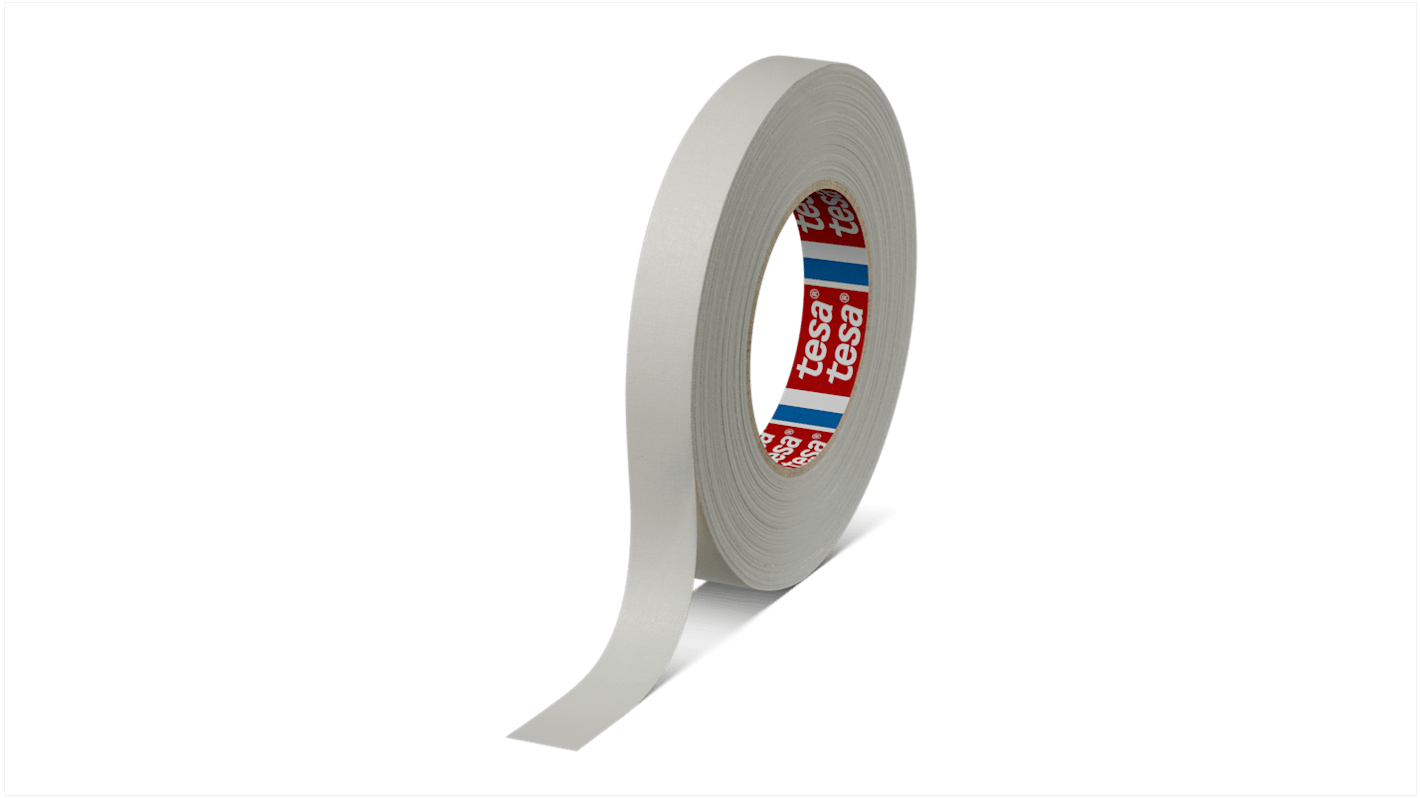 046710004300 Tesa White Acrylic Coated Gaffa Tape, 19mm x 50m, 0