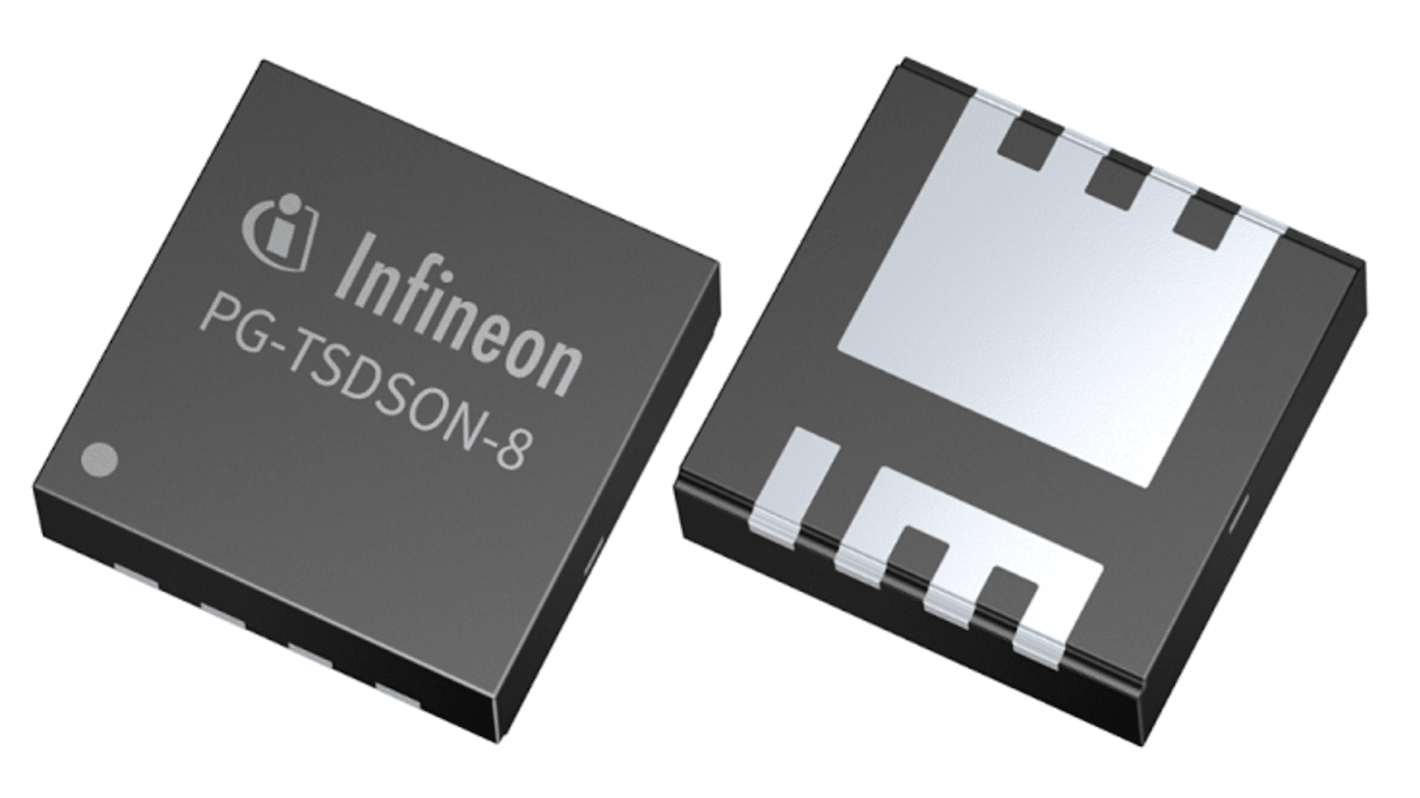 MOSFET Infineon, canale N, 90 A, TSDSON, Montaggio superficiale