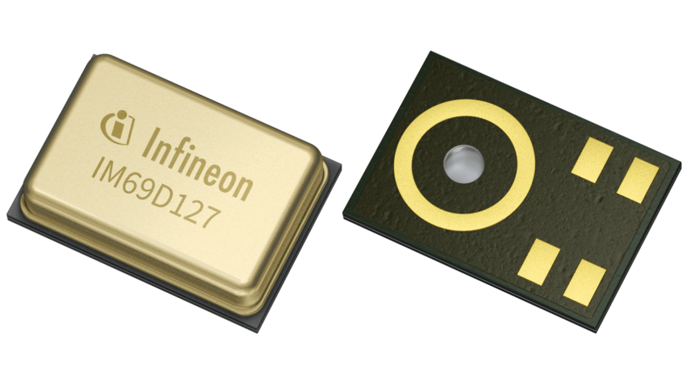 Infineon Mikrofon Analog Omnidirektional 34dBFS 69dB