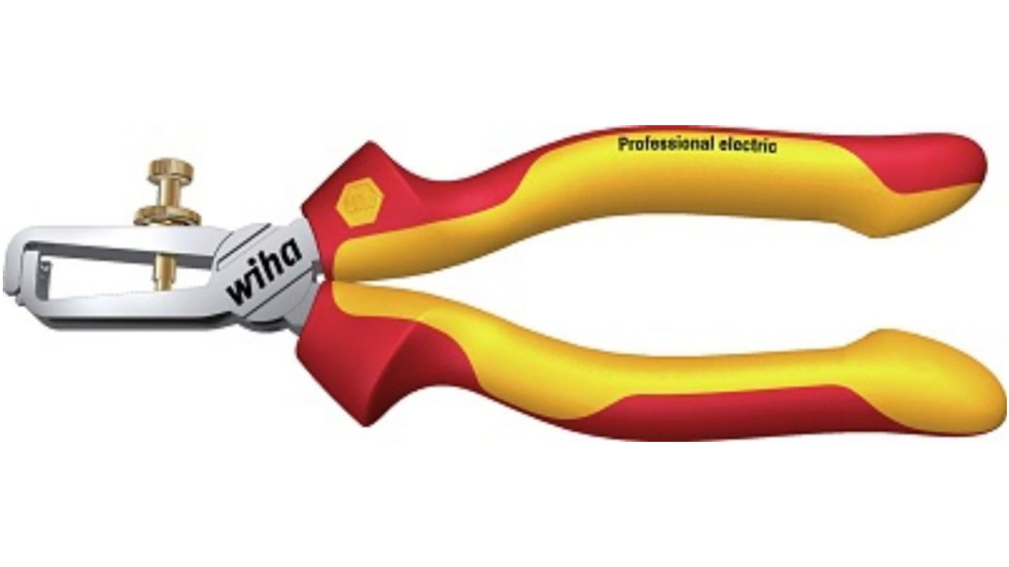 Wiha Stripping Pliers, 160 mm Overall