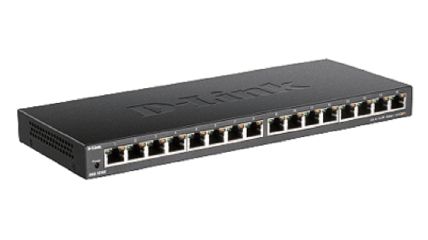 D-Link Unmanaged 16 Port Gigabit Switch, UK