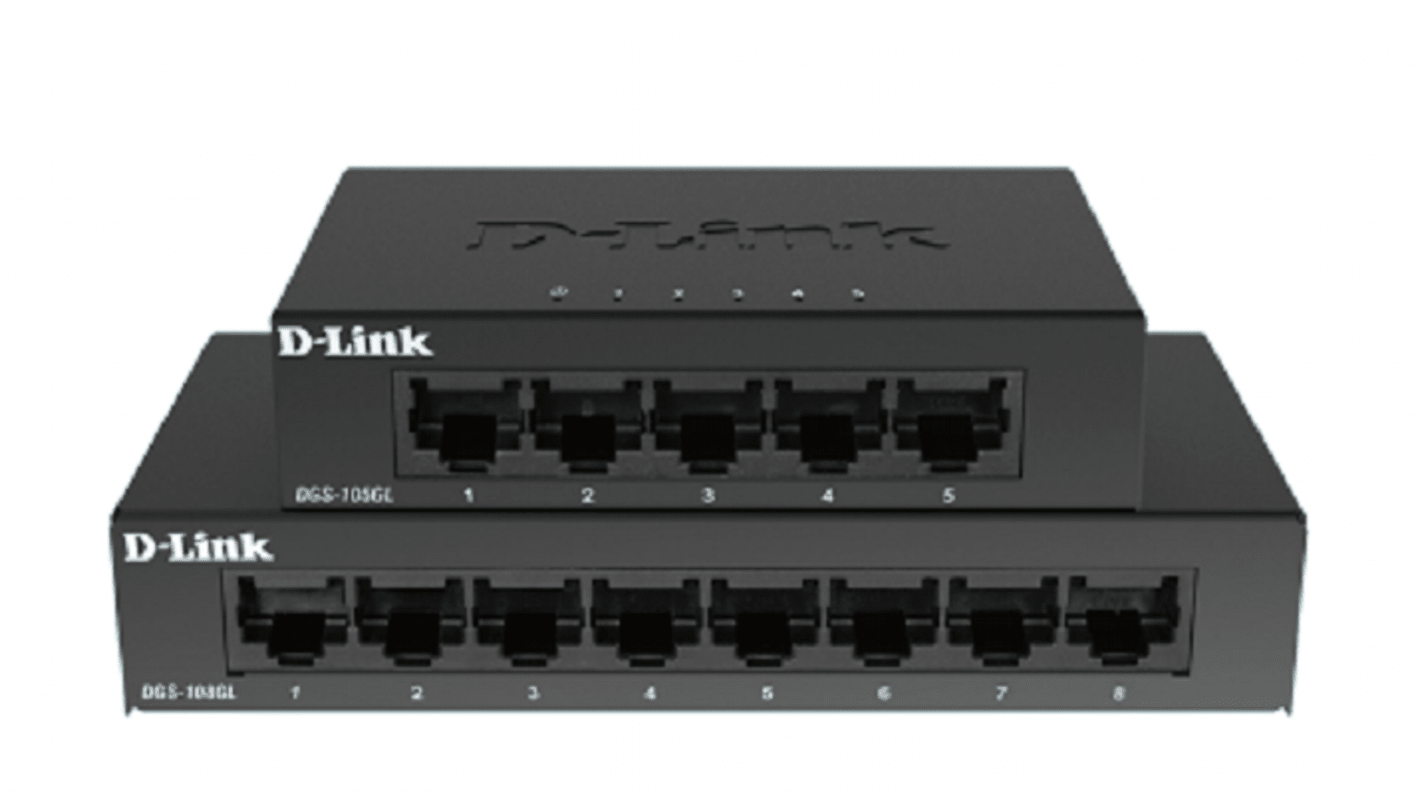 Switch Gigabit D-Link, 8 porte, No