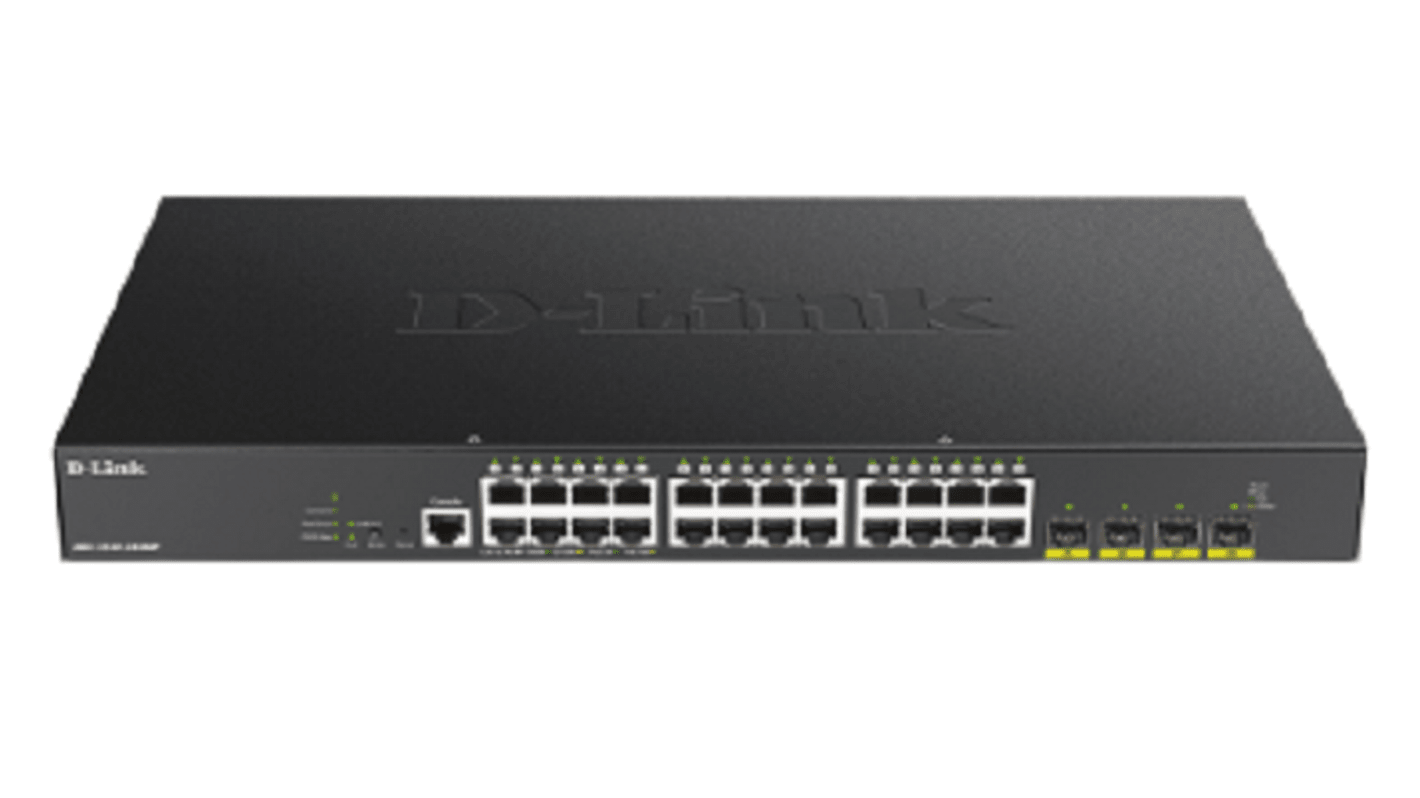 Switch Gigabit D-Link con PoE, 24 puertos