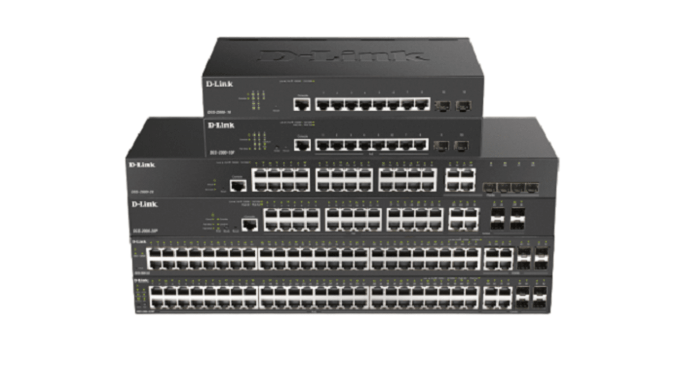 Switch Gigabit D-Link con PoE, 8 puertos