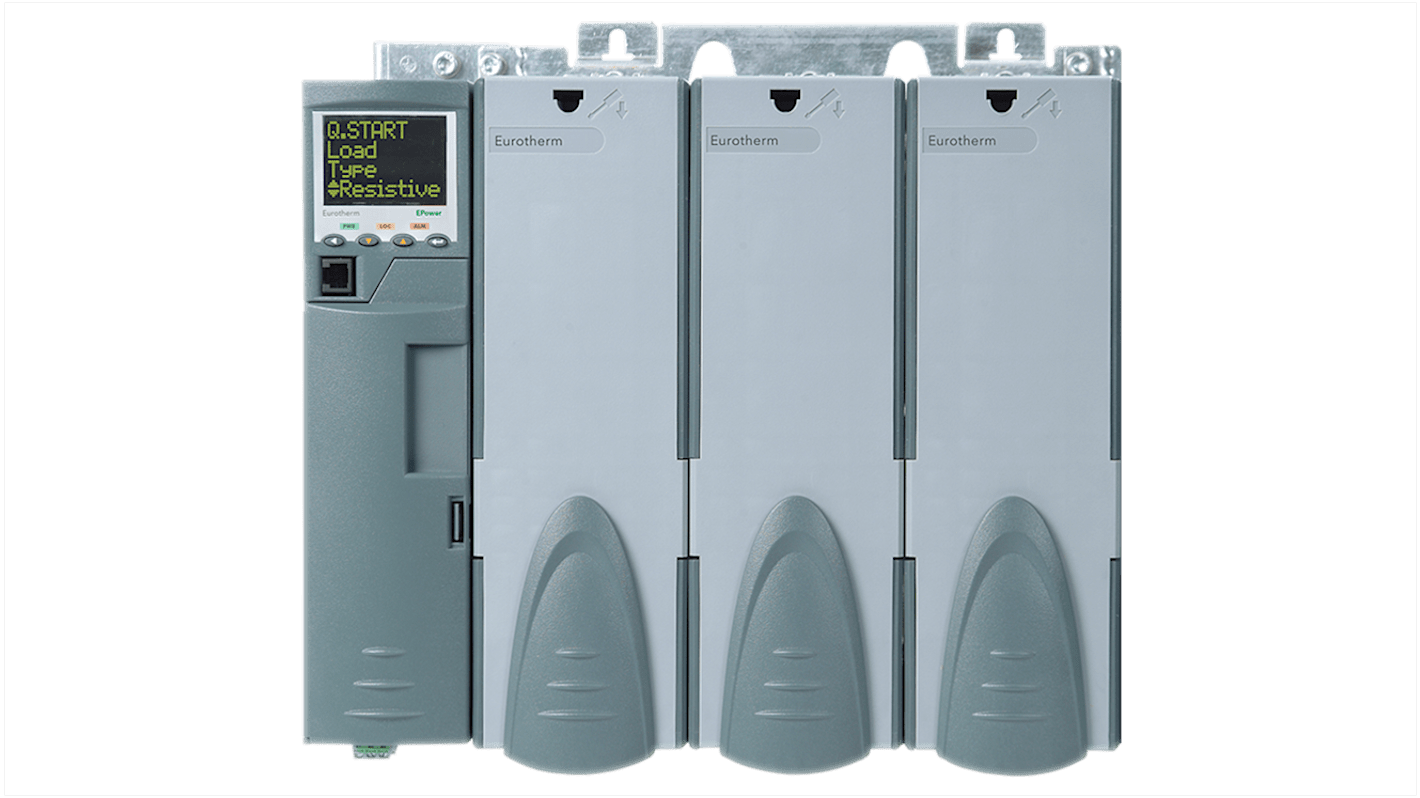 Eurotherm Effektregulator, 3-faset med 2 Analog, digital Udgange, Størrelse: 489.5 x 439.5mm, 600 V