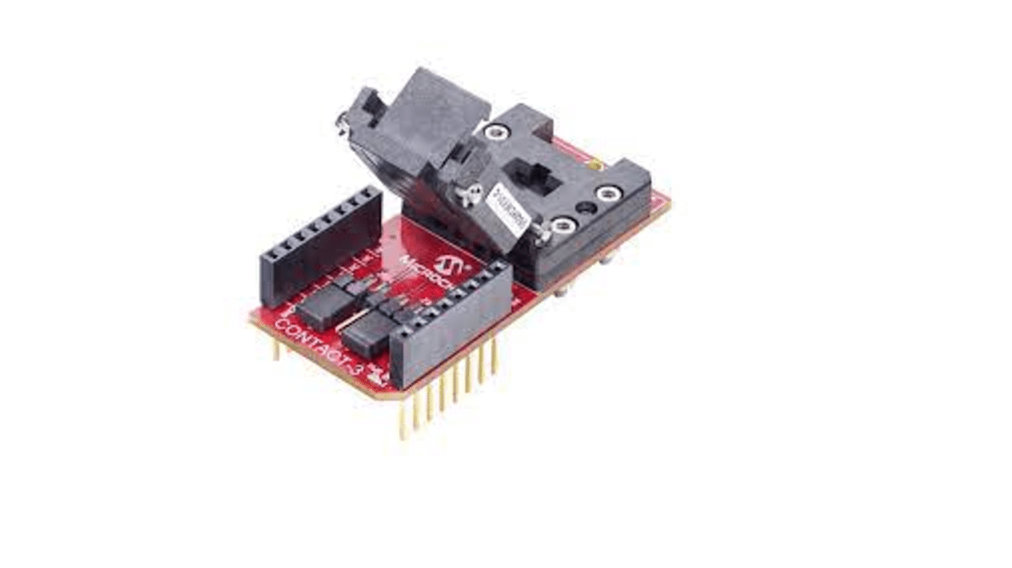 Microchip EV27Y72A Socket Board for use with mikroBUS 3-Lead Contact Socket Board'