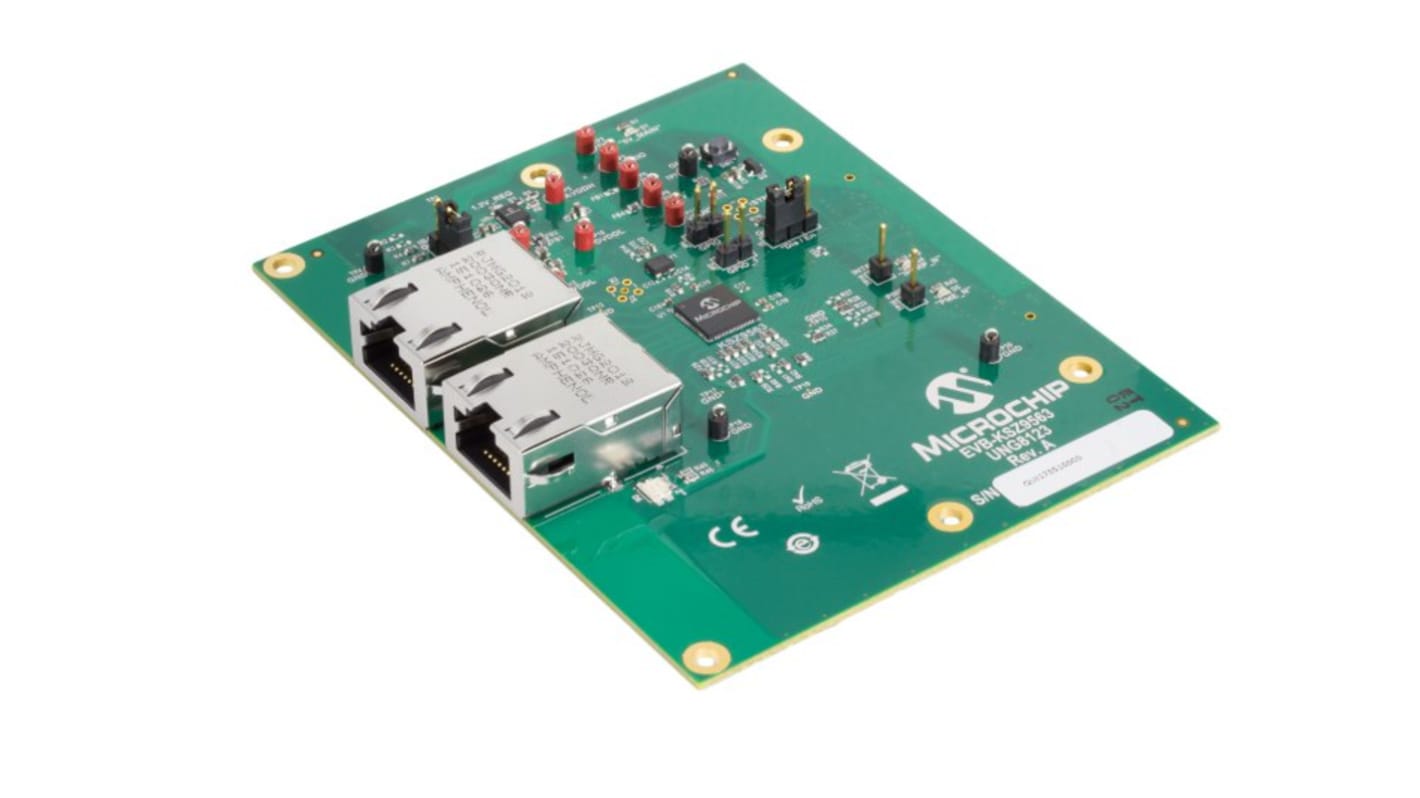 Scheda di valutazione Microchip KSZ9563 Plug-in Evaluation Board