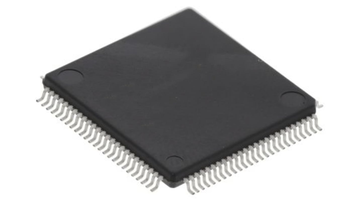 Renesas Electronics R5F5651CDDFP#30, 32bit RXv2 Microcontroller MCU, RX65N, 120MHz, 32 kB Flash, 100-Pin QFP