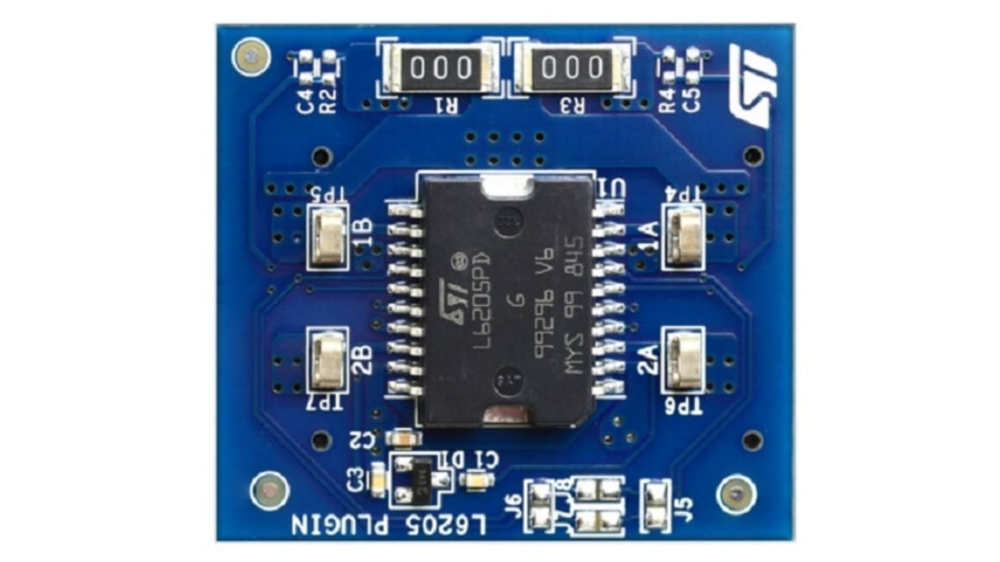 STMicroelectronics Evaluation kit environment for L62xx family of dual brush DC and stepper motor drivers based on