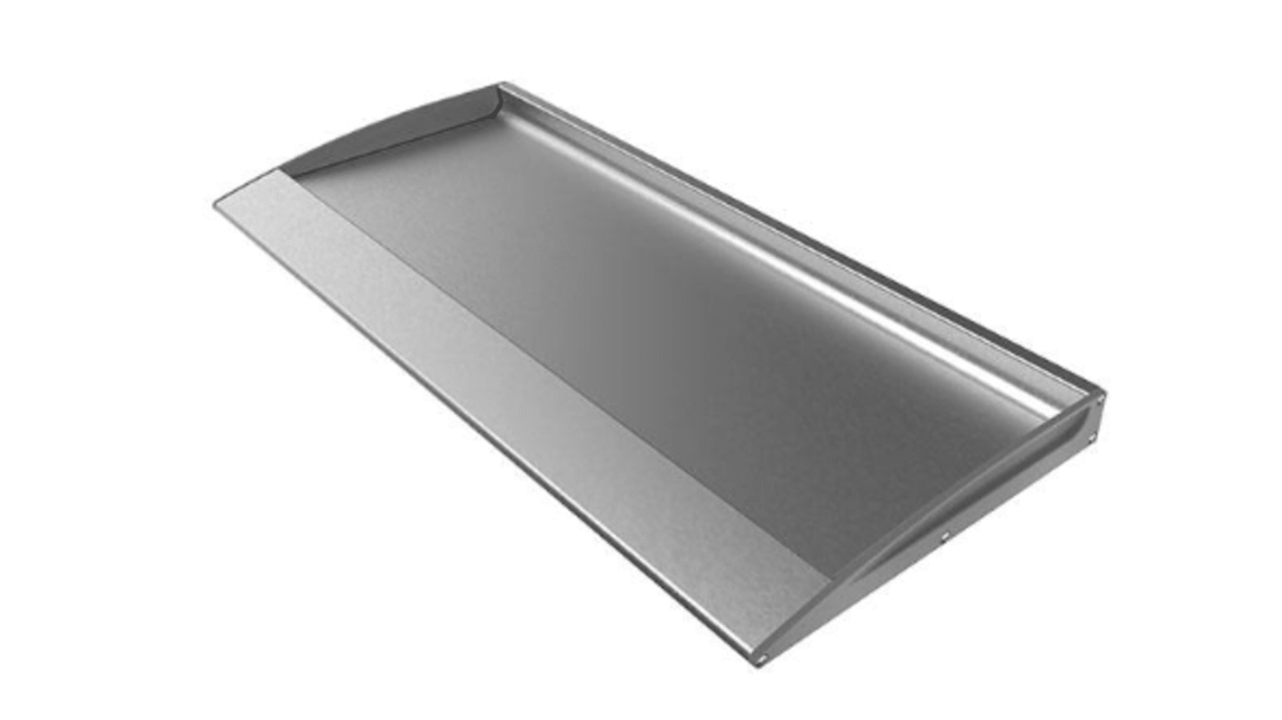 Vassoio per tastiera RS PRO in Alluminio, 650mm, per Sistema strutturale in alluminio