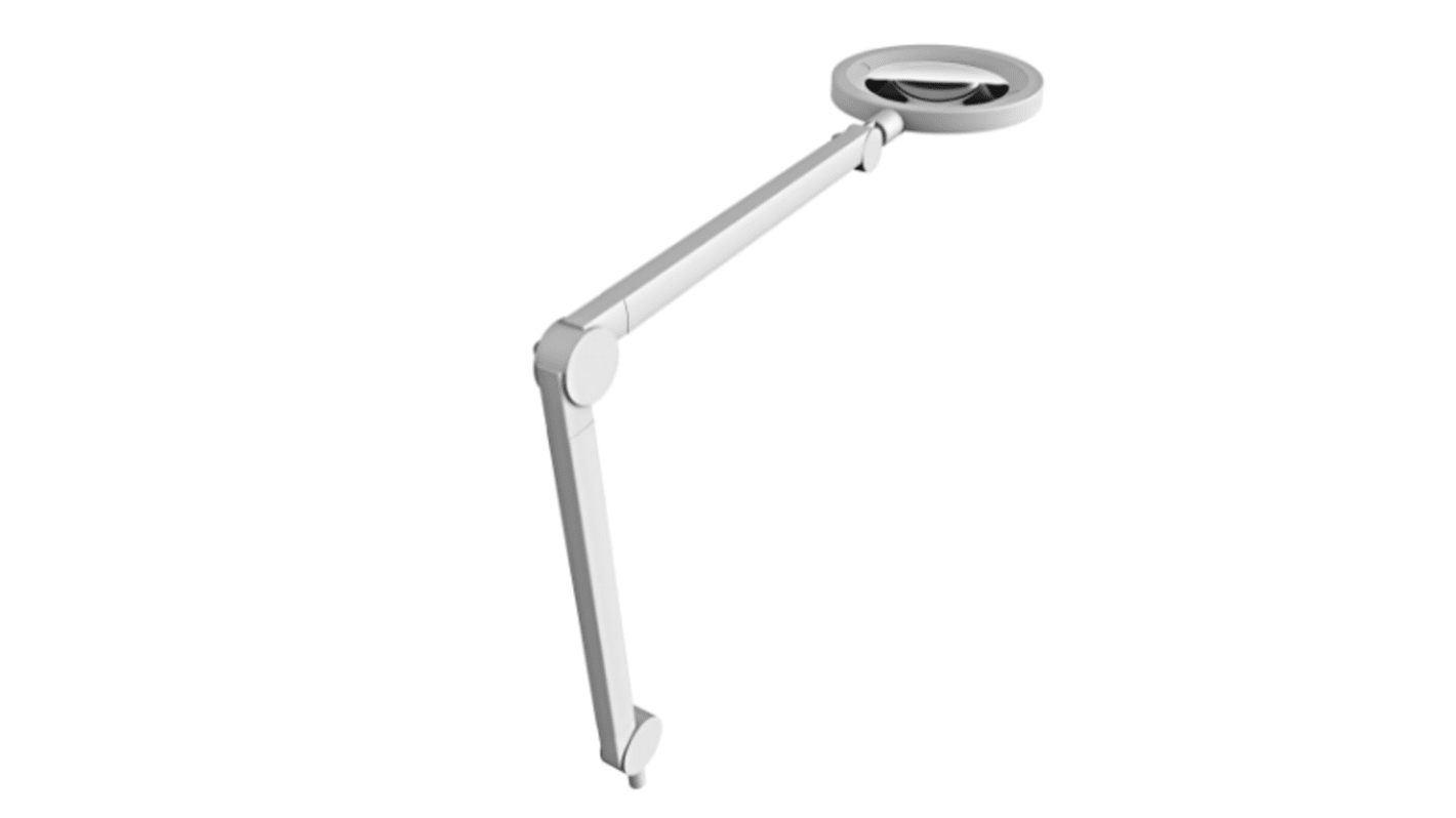 Lampe loupe LED RS PRO D160 3.5dioptrie 15W Fiche femelle européenne, Fiche britannique