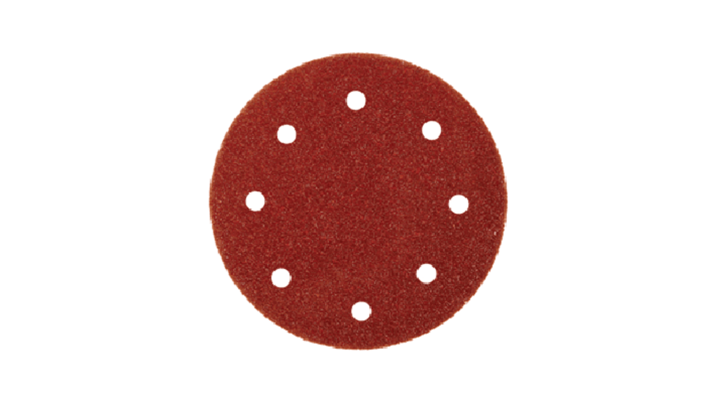 RS PRO Aluminium Oxide Sanding Disc, 150mm, 220g Grit RS
