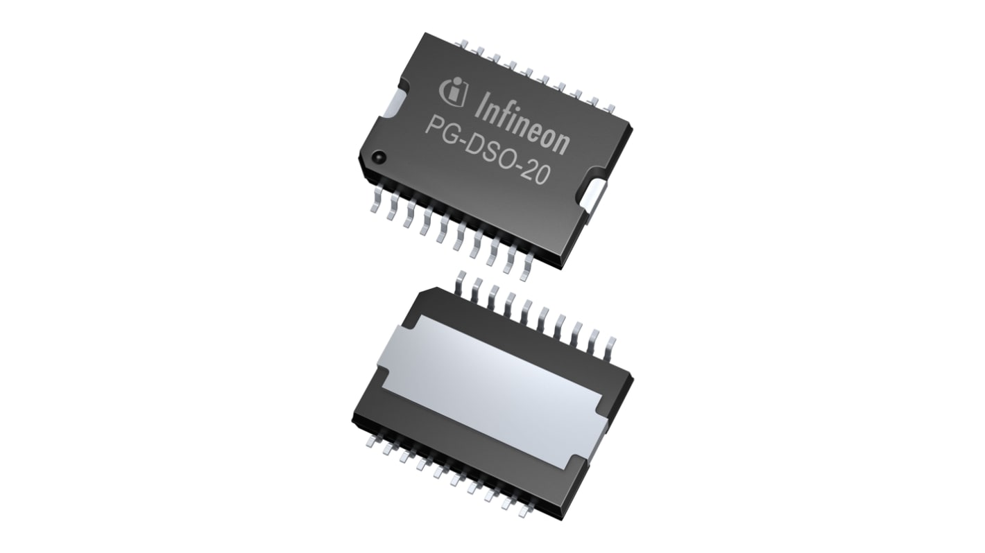 Infineon Power Switch IC Hochspannungsseite 50mΩ 4-Kanal 43 V max. 4 Ausg.