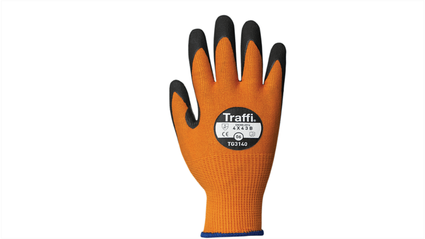 TG314009 Traffi Amber Nitrile, Nylon Cut Resistant Cut Resistant