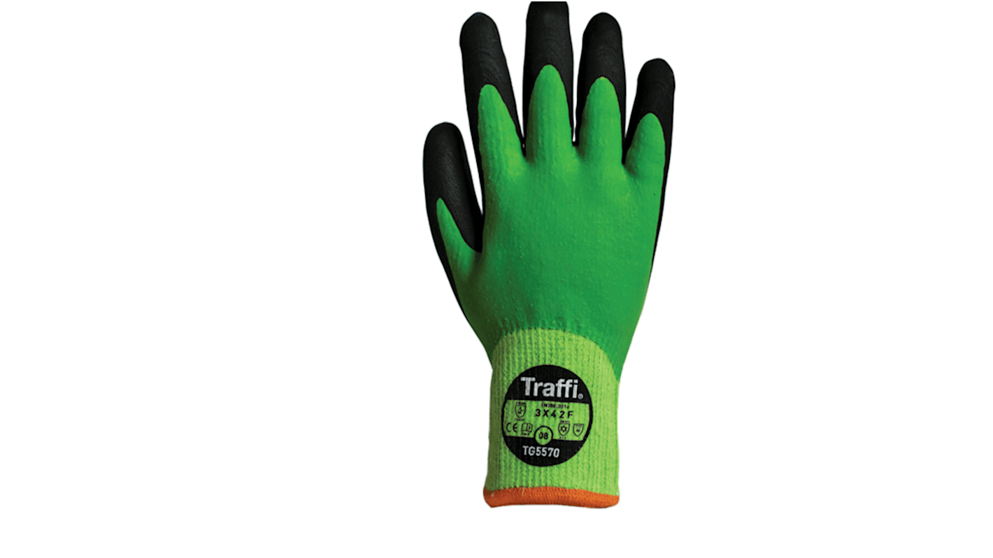 TG557011 Traffi Green Acrylic, Nylon, Polyester Cut Resistant Cut