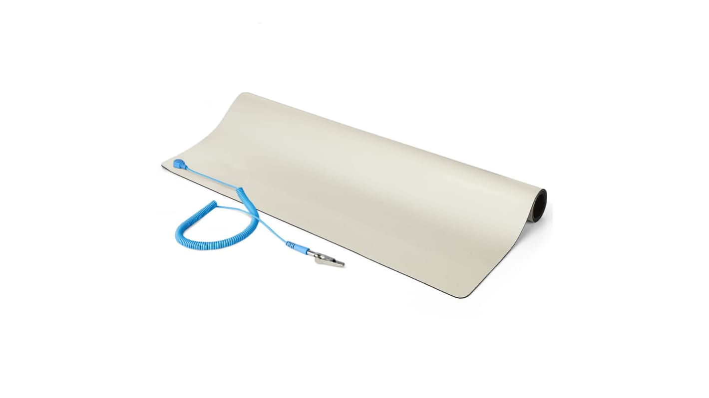 StarTech.com Beige Antistatic Workstation Kit ESD-Safe Mat, 600mm x 1.2m x 2mm