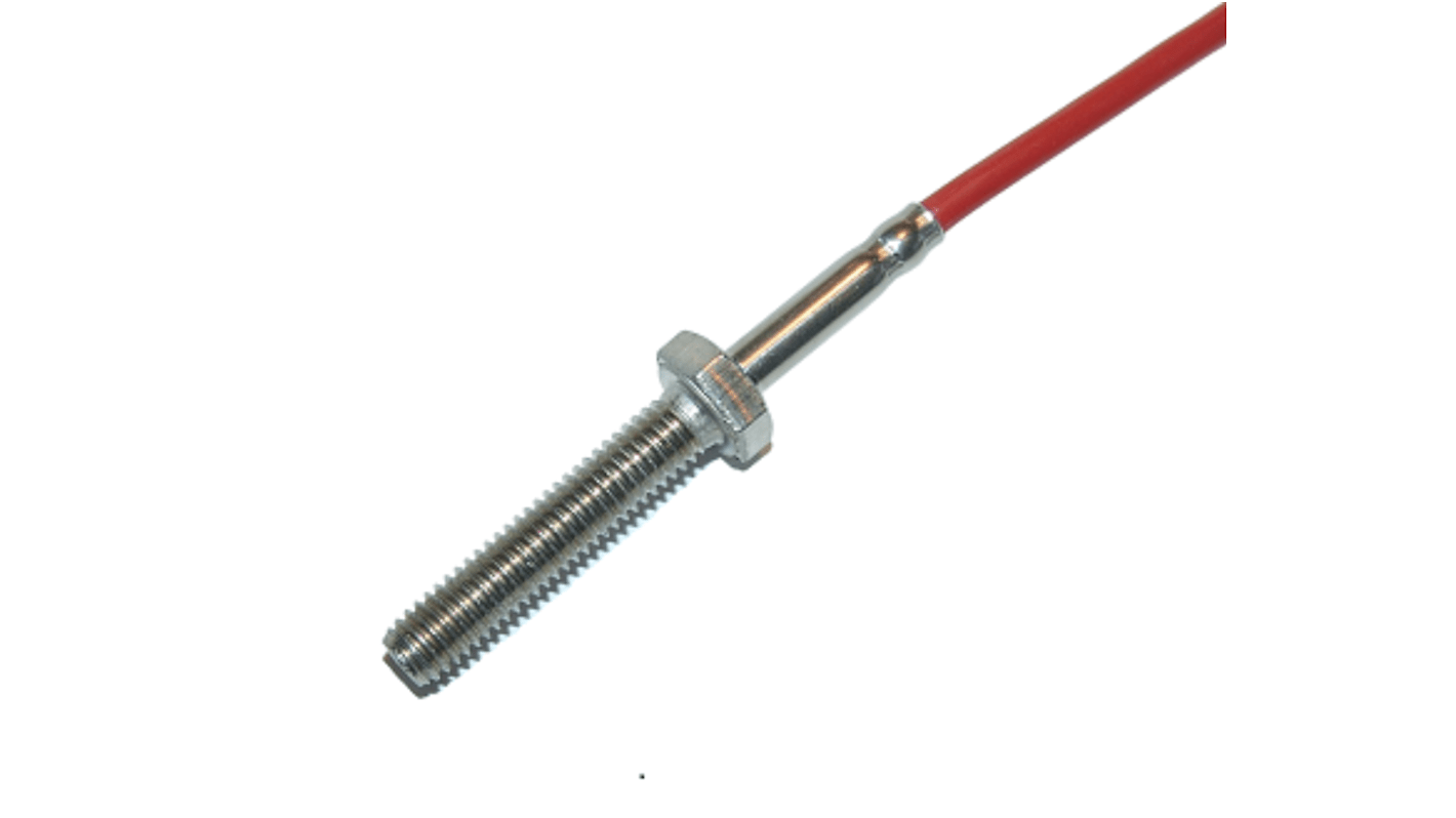 Electrotherm PT100 RTD Sensor, 6mm Dia, 30mm Long, 4 Wire, M6, +200°C Max