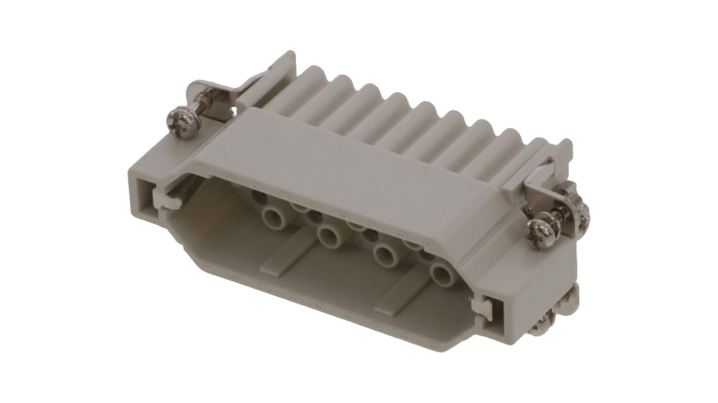 Molex 93601 Robustes Power Steckverbinder-Modul, 25-polig 10A Stecker, Crimpkontakteinsatz für Elektronische Maschinen