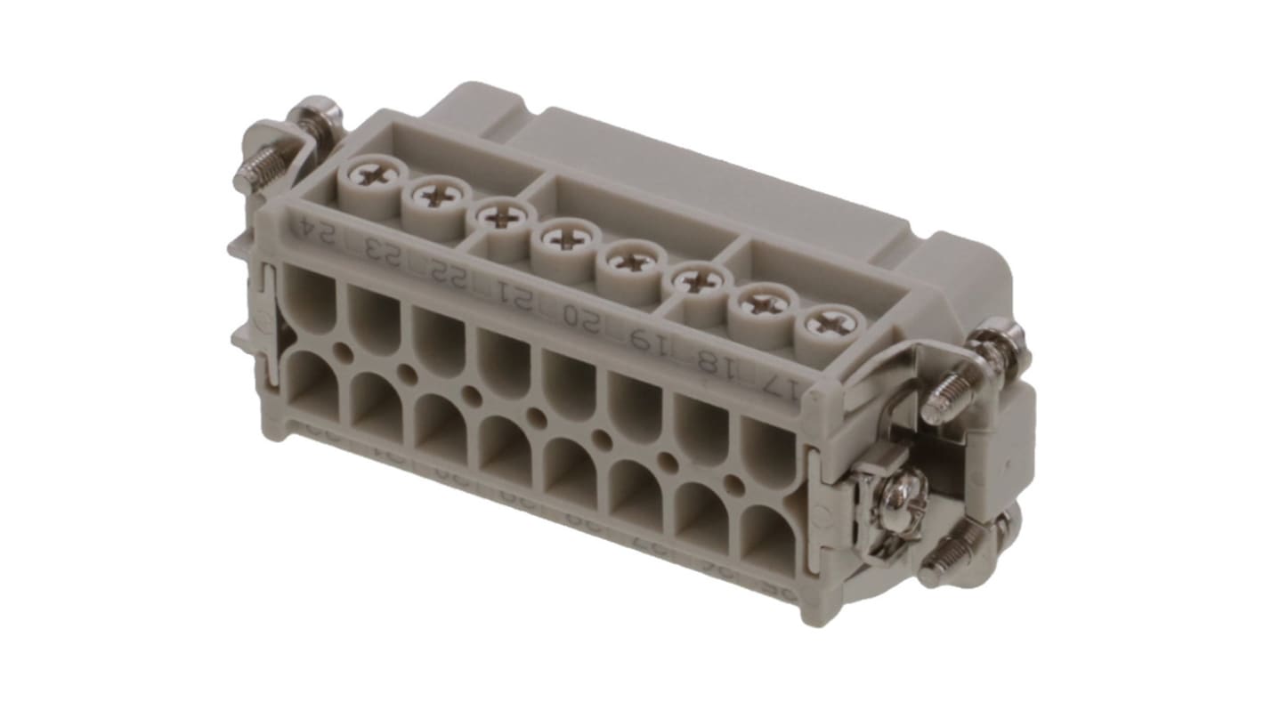 Insert de bornier à vis Molex série 93601, 16 contacts , 16A, Femelle