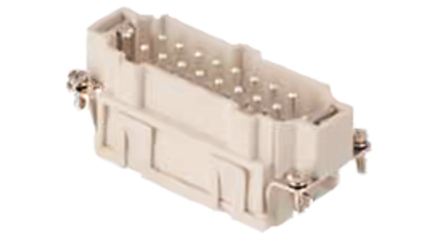 Molex 93601 Robustes Power Steckverbinder-Modul, 6-polig 16A Stecker, Steckklemmeinsatz für Elektronische Maschinen