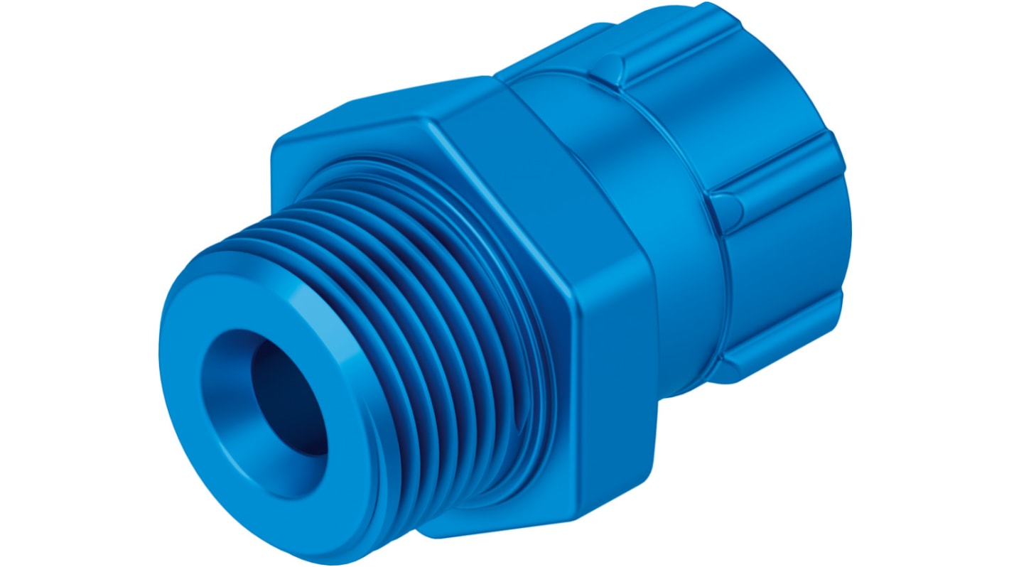 Festo CK Series Straight Fitting, G 1/4 Male to Push In 6 mm, Threaded-to-Tube Connection Style, 2029