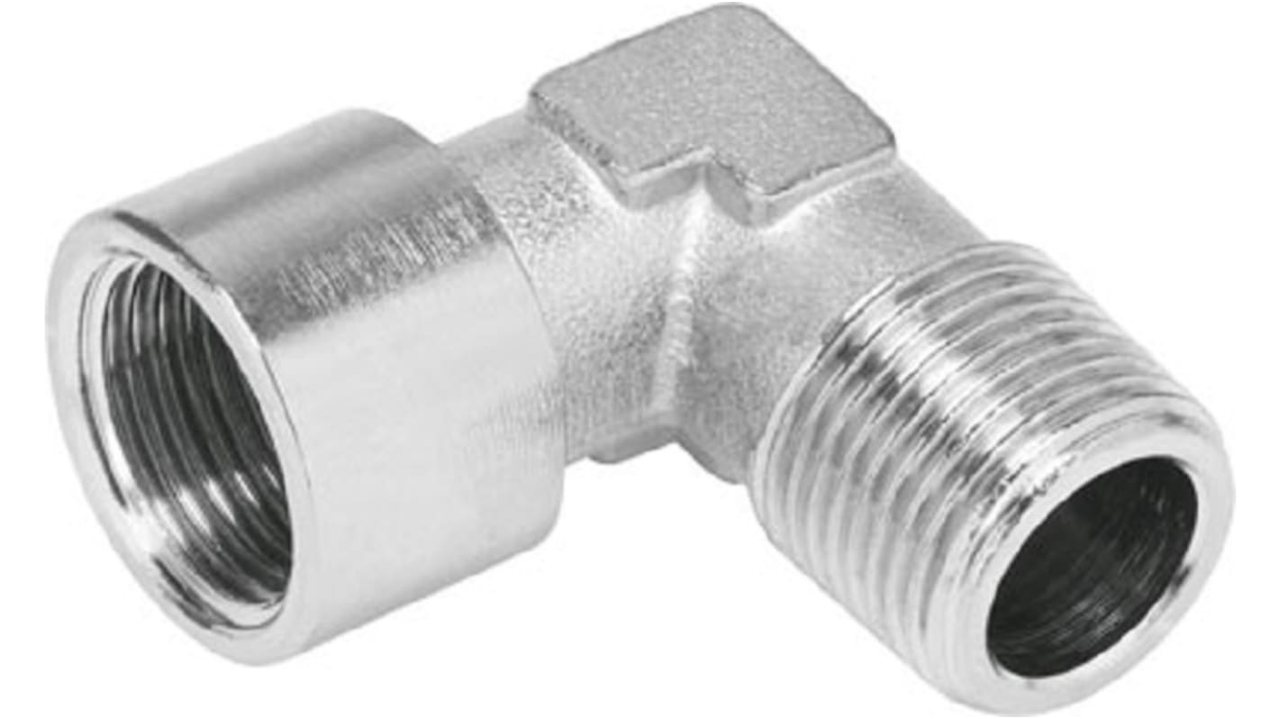 Festo NPFC Series Elbow Fitting, R 1/8 to G 1/8, Threaded Connection Style, 8030216
