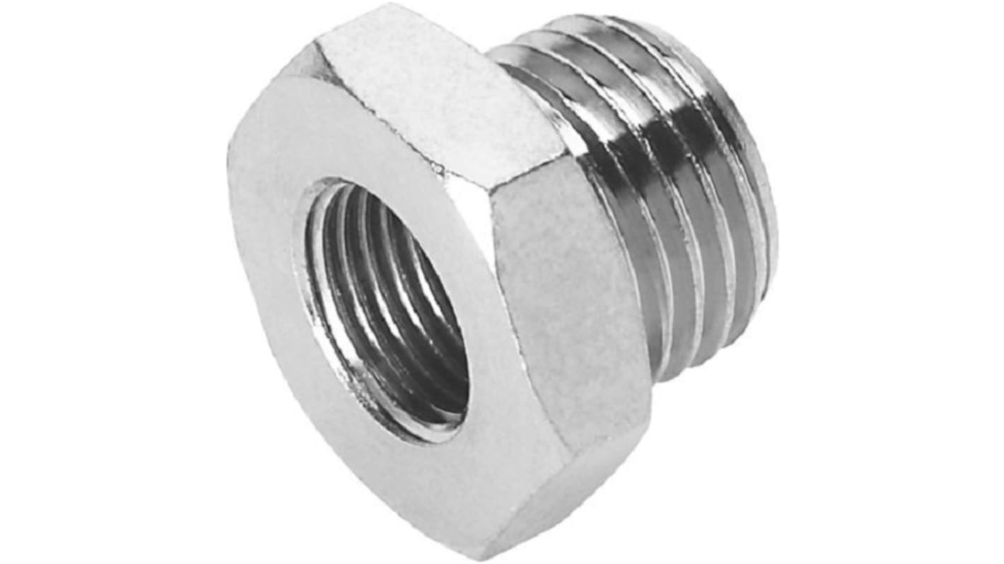 Festo NPFC Series Reducer Nipple, G 1/8 Male to M5, Threaded Connection Style, 8030307
