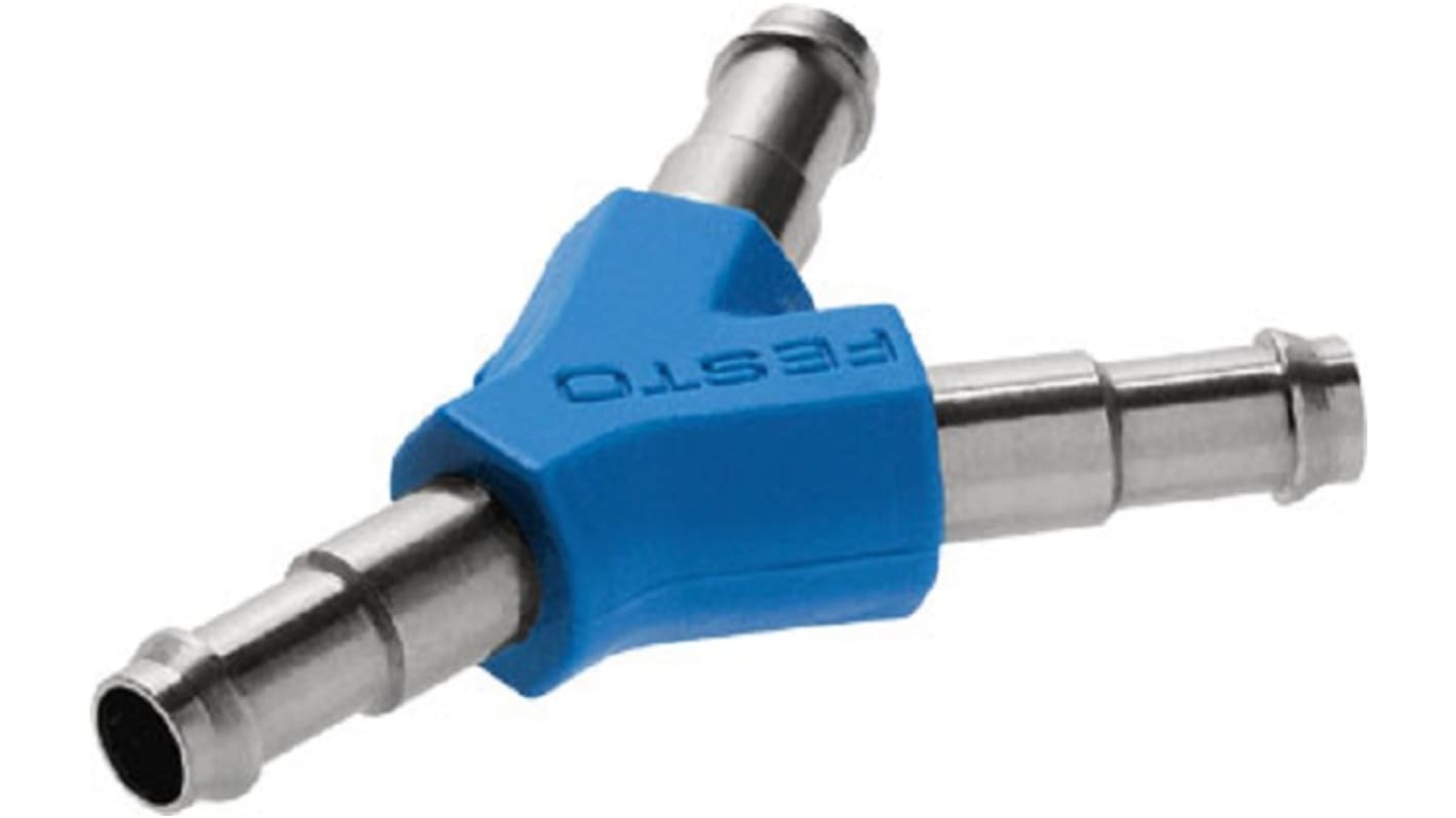 Festo CN Series Y Fitting, Push In 4 mm to Push In 4 mm, Tube-to-Tube Connection Style, 7269