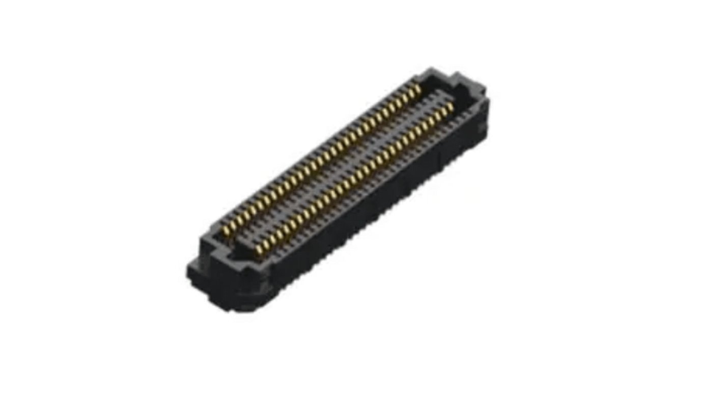 Samtec ADF6 Series Surface Mount PCB Header, 200 Contact(s), 0.635mm Pitch, 4 Row(s), Shrouded