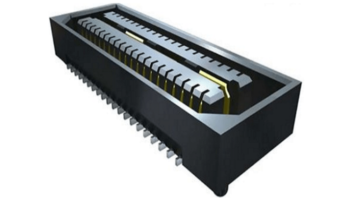 Samtec BSE Series PCB Socket, 80-Contact, 2-Row, 0.8mm Pitch