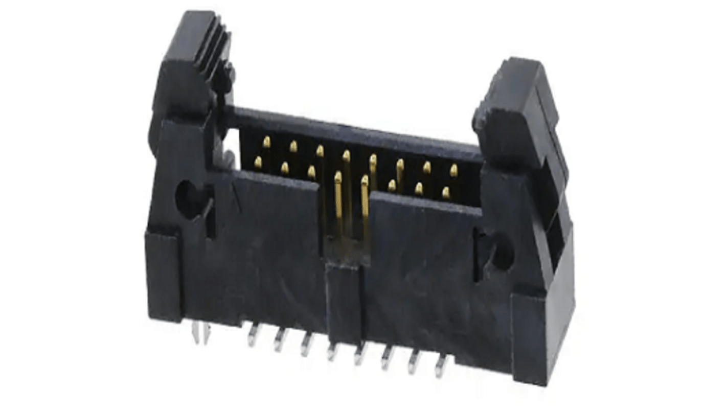 Samtec 16-Way PCB Header Plug for Surface Mount, Through Hole, 2-Row