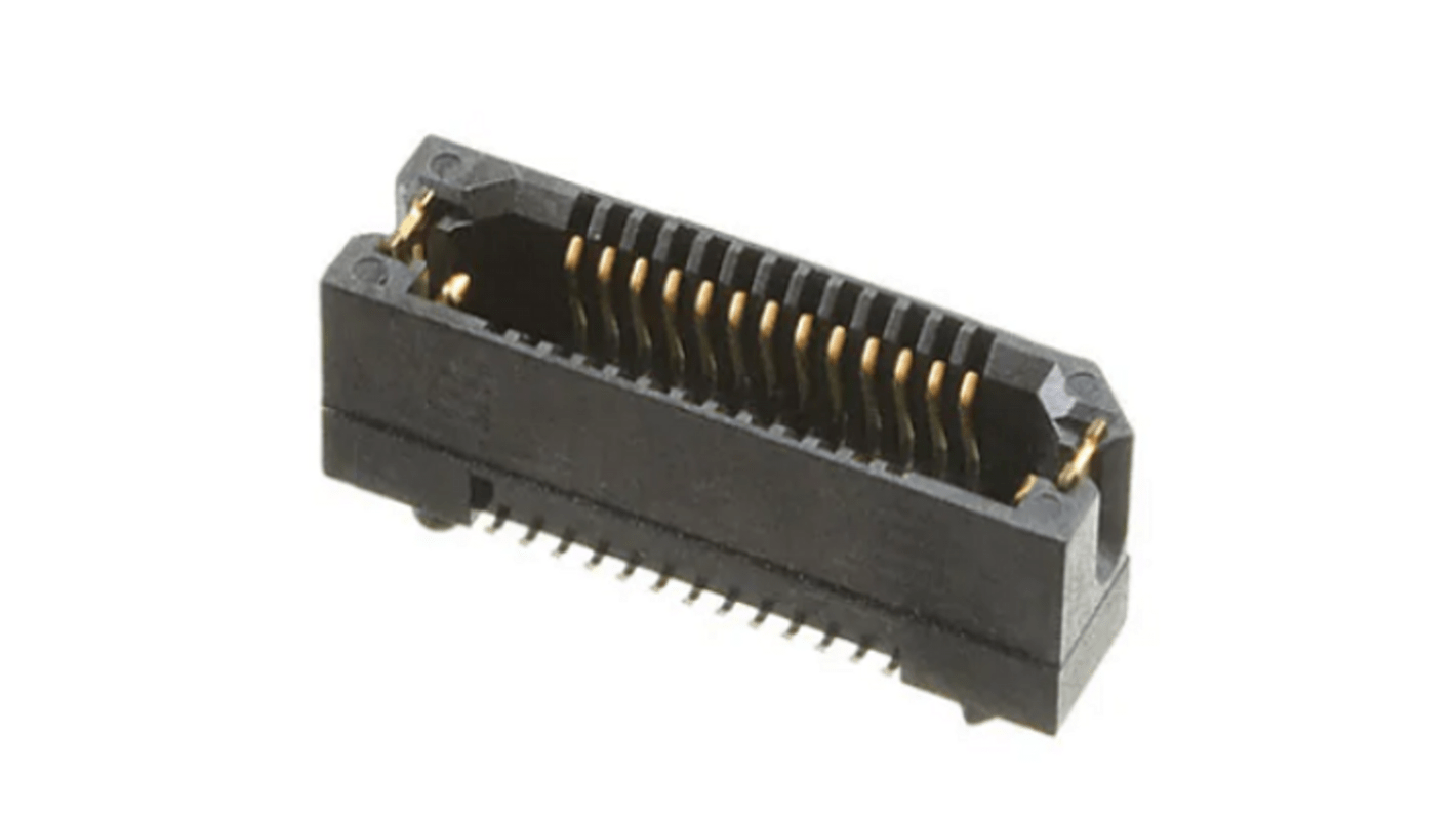 Conector hembra para PCB Samtec serie ERF8, de 26 vías en 2 filas, paso 0.8mm