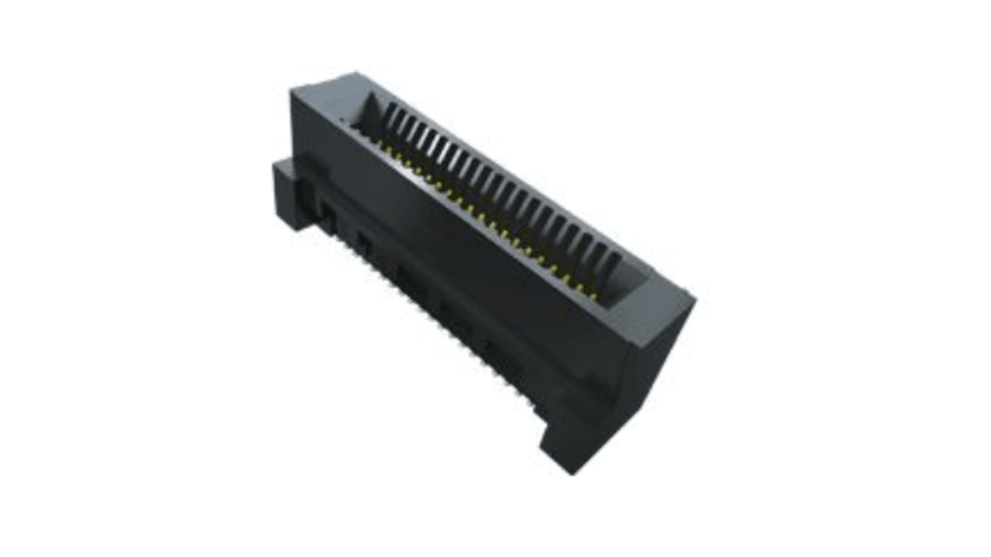 Samtec Edge Connector, 80-Contact, 2-Row, 0.8mm Pitch