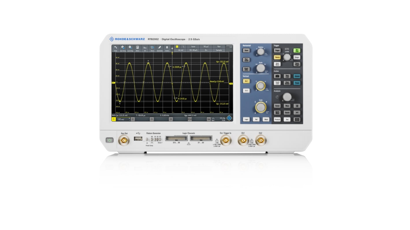 Rohde & Schwarz RTB-BNDL Digital Bench Oscilloscope Bundle, 4 Analogue ...